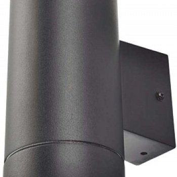 Светильник уличный настенный GX53 General GWL-2GX53-M IP65 цилиндр 2стор черный (10)
