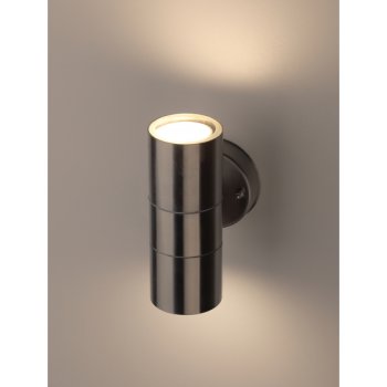 Светильник уличный настенный 2хGU10 Эра WL16 35Вт IP54 хром (20/360)