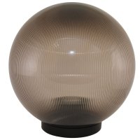 Св-к уличный на трубу Е27 TDM НТУ02-100-305 шар 300мм дымч (4)