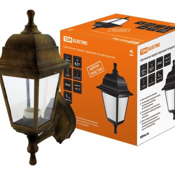 Светильник уличный настенный Е27 TDM НБУ04-60-001 60Вт  IP44 пластик бронза (8)