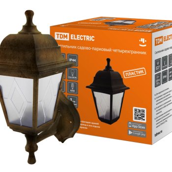 Светильник уличный настенный Е27 TDM НБУ04-60-001 60Вт IP44 пластик бронза (8)