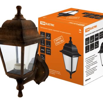 Светильник уличный настенный Е27 TDM НБУ04-60-001 60Вт IP44 пластик медь (8)