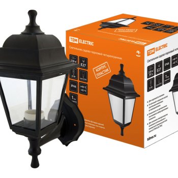 Светильник уличный настенный Е27 TDM НБУ04-60-001 60Вт IP44 пластик черный (8)