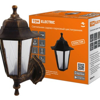 Светильник уличный настен Е27 TDM НБУ06-60-001 60Вт IP44 пластик бронза (8)
