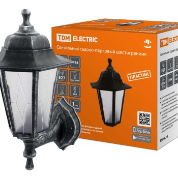 Светильник уличный настен Е27 TDM НБУ06-60-001 60Вт IP44 пластик серебро (8)