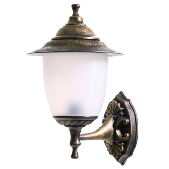 Светильник уличный настенный Е27 TDM Прага вверх 60Вт IP44 пластик бронза (4)