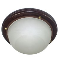 Светильник Е27 герметичный 1101 100Вт D280x110мм IP65 Элетех Самарканд венге