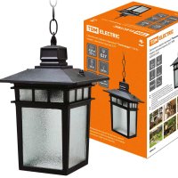 Светильник уличный подвесной Е27 TDM Тамплиеры 100Вт IP54 черный (12)