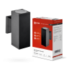 Светильник уличный настенный 2хА60 Inhome НБУ CUBE-2хA60-BL IP65 черный (10)