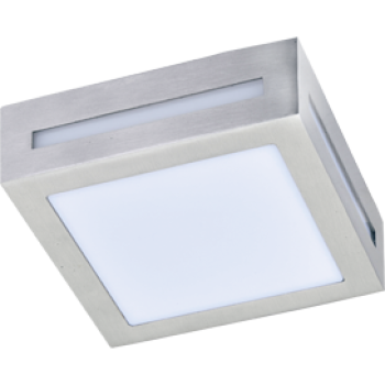 Светильник уличный настенный GX53 Ecola 3082W IP65 матовый металл сатин-хром []136x55мм