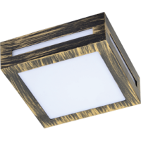 Светильник уличный настенный GX53 Ecola 3082W IP65 матовый металл чернёная бронза []136x55мм