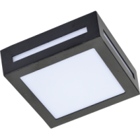 Светильник уличный настенный GX53 Ecola 3082W IP65 матовый металл чёрный []136x55мм