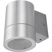 Светильник уличный настенный GX53 Ecola 8003A IP65 цилиндр металл сатин-хром 114x140x90мм