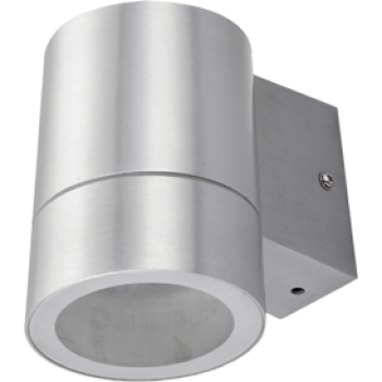 Светильник уличный настенный GX53 Ecola 8003A IP65 цилиндр металл сатин-хром 114x140x90мм