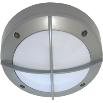 Светильник уличный настенный GX53 Ecola B4143S IP65 матовый решётка алюминий серый D145x65мм