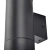 Светильник уличный настенный GX53х2 Ecola 8013A IP65 цилиндр пластик черный 205x140x90