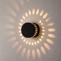 Светильник уличный настенный диодный ES Techno 1585 Arkada 4Вт 3000К 270Лм IP54 черный