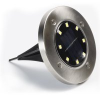 Светильник на солнечной батарее Smartbuy 113 8LED 13см сталь пластик (4/48)