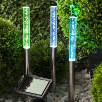 Светильник диодный Эра Пузырьки 3х1LED солнечная батаря 3х380мм общая длина 1440мм IP54