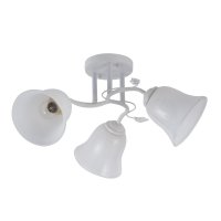 Люстра классическая 3хЕ27 ЭкономСвет 10065/3WT WT белый/белый