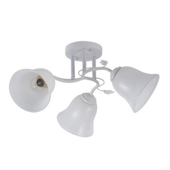 Люстра классическая 3хЕ27 ЭкономСвет 10065/3WT WT белый/белый