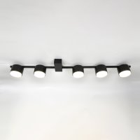 Люстра потолочная 5хGX53 Небула Черная 860х100х85мм General