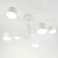 Люстра потолочная   6хGX53 Стеллар Белая 650х300мм General