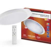 Светильник диодный InHome COMFORT  55Вт GALAXY 3000-6500К 4400Лм 450x85мм IP40 пульт (3)