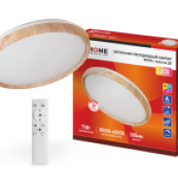 Светильник диодный InHome COMFORT  75Вт WOOD 3000-6500K 6000Лм 500x90мм  пульт (3)