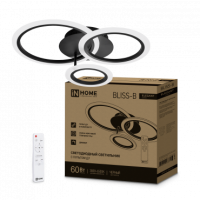 Светильник диод Inhome ELEGANT  60Вт BLISS-B 3000-6500K 4700Лм 610х400х130мм пульт черный (1)