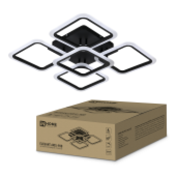 Светильник светодиодный ELEGANT ARIS-90B 90Вт 230В 3000-4000-6500K 7000Лм 590х590х130мм c пультом ДУ