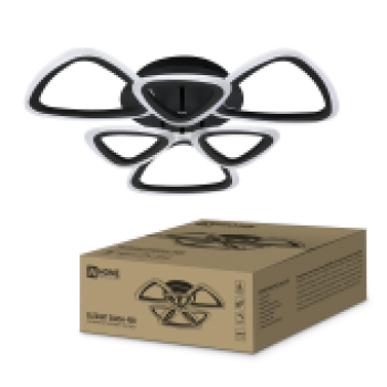 Светильник светодиодный ELEGANT SANSA-90B 90Вт 230В 3000-4000-6500K 7000Лм 650х650х130мм c пультом Д