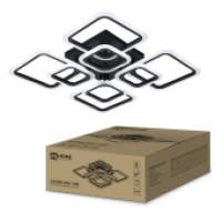 Светильник светодиодный Inhome ELEGANT ARIS-120B 120Вт 3000-6500K 8400Лм 590х590х130мм пульт черный (1)