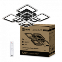 Светильник диодный InHome ELEGANT 120Вт ARIS-B-BG 3000-6500K 10500Лм 600х600х110мм пульт черный (1)