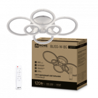 Светильник Inhome ELEGANT BLISS-W-BG 120Вт 3000-6500K 8400Лм 780х550х130мм пульт белый (1)
