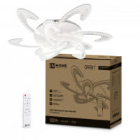 Светильник Inhome ELEGANT 120Вт ORBIT 3000-6500K 8400Лм 925х810х120мм c пультом белый