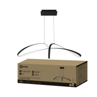 Светильник диодный InHome ESTETIKA  90Вт DALI-FX-90BL 3000-6500K 5400Лм 920х245x230мм подвес 1.2м пульт черный