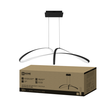 Светильник диодный InHome ESTETIKA  90Вт DALI-FX-90BL 3000-6500K 5400Лм 920х245x230мм подвес 1.2м пульт черный