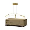 Светильник диодный InHome ESTETIKA  90Вт DALI-FX-90GL 3000-6500K 5400Лм 920х245x230мм подвес 1.2м пульт золото