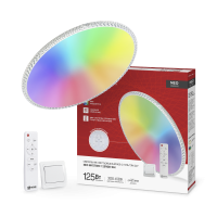 Светильник диодный InHome NEO MYSTERY-RGB 125Вт 3000-6500K 10000Лм 465x70мм пульт (3)