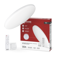 Светильник диодный InHome NEO SIMPLE  95Вт 3000-6500K 7600Лм 460x67мм пульт белый