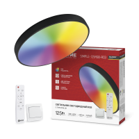 Светильник диодный InHome SCANDY 125Вт SIMPLE-RGB-RCB 3000-6500K 10000Лм 400x50мм пульт черный (3)