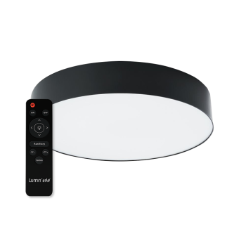 Светильник диодный Luminarte  80Вт MACARON 3000-6500К 1000-5040Лм черный мат пульт