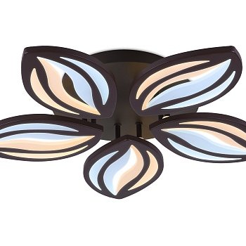 Потолочный светодиодный светильник с пультом FA464/5 CF кофе 90W 540*540*80 (ПДУ РАДИО 2.4)