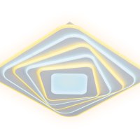 Потолочный светодиодный светильник с пультом FA816 WH белый 82W 500*500*80 (ПДУ РАДИО 2.4)