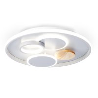 Светильник диодный  70Вт Ambrella FL4803 GR серый 3000-6400K 5600Лм ø500*95 (ПДУ ИК)