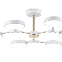 Светильник диодный 108Вт Ambrella FL516333/6 WH/FGD белый/золото 3000-6000K 8640Лм D780*210 (без ПДУ)