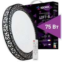 Светильник диодный Космос PREMIUM Loft-B 75Вт 230В 3000-6500K 6000Лм 490x100мм