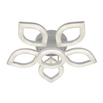 Светильник диодный  58Вт ЭкономСвет 52009/6WT CL 3000-6500К 2880Лм белый/прозрачный пульт