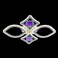 Светильник диодный  70Вт ЭкономСвет 51247/4+1WT RBP+3D 3000-6500К 9120Лм белый/белый пульт